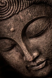 Face of Buddha in Meditation